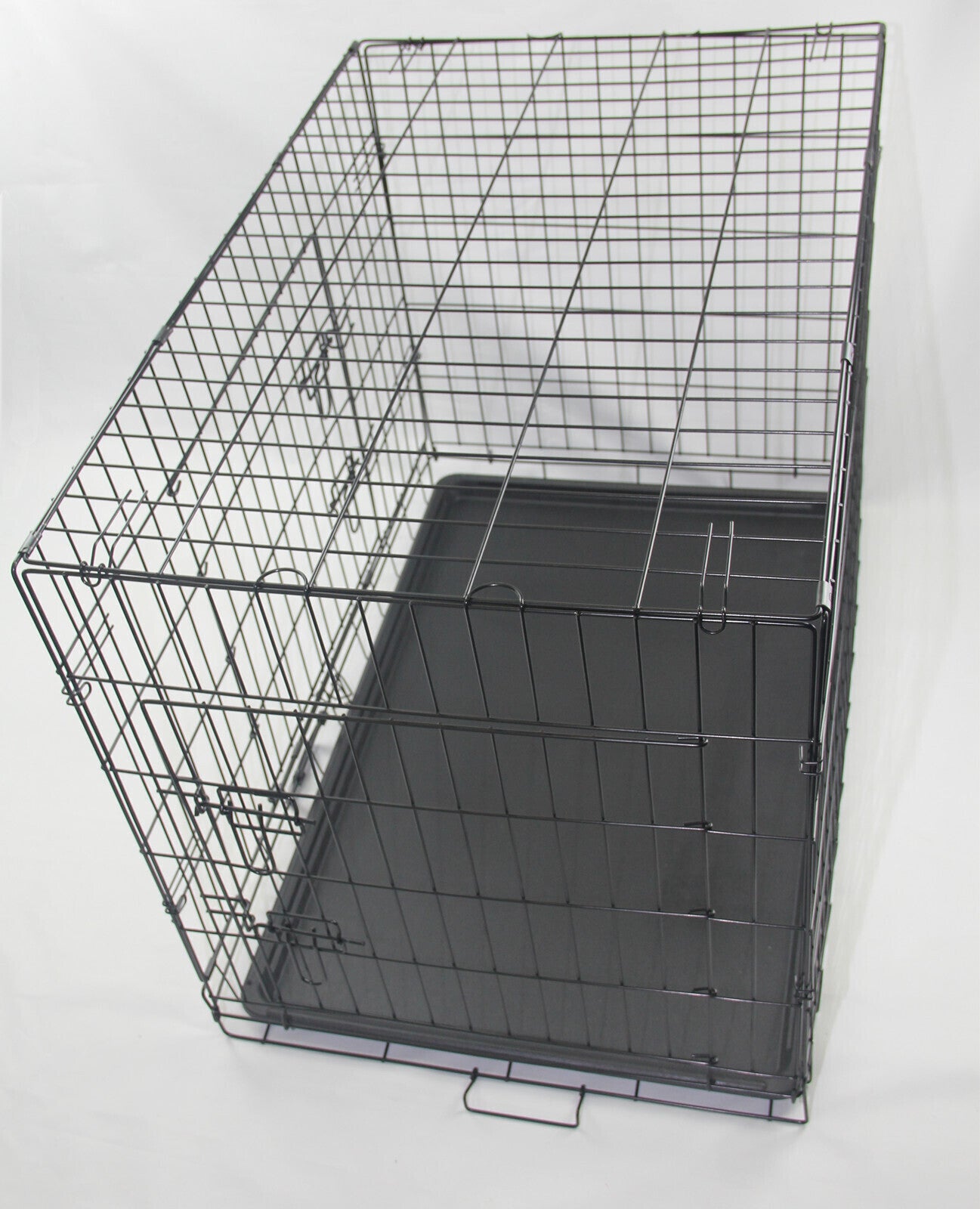 30' Portable Foldable Dog Cat Rabbit Collapsible Crate Pet Cage with Blue Cover