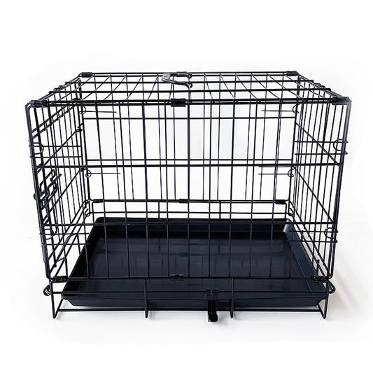 42 Pet Dog Cage Kennel Metal Crate Enlarged Thickened Reinforced Pet Dog House"