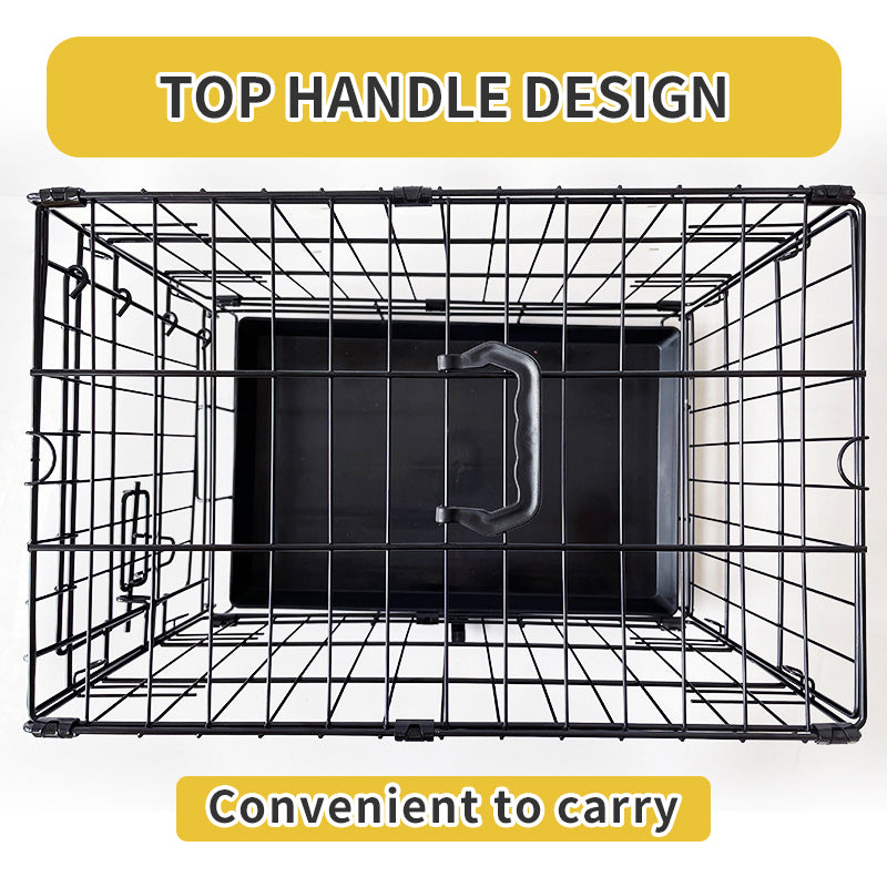 48 Inch Pet Dog Cage Kennel Metal Crate Enlarged Thickened Reinforced Pet Dog House