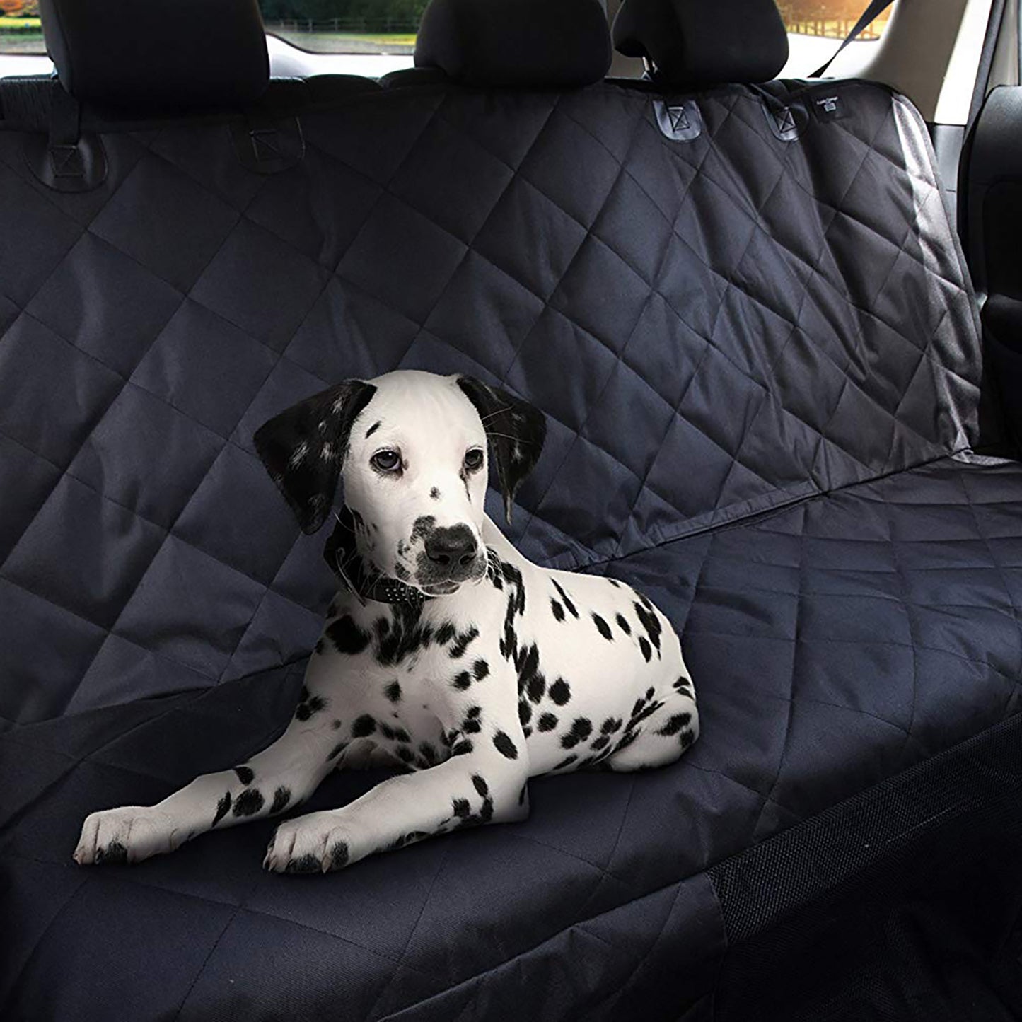Pawfriends Pet Seat Cover for Dogs Car Back Seat Anti Dirty Waterproof Pet Hammock Mat-L