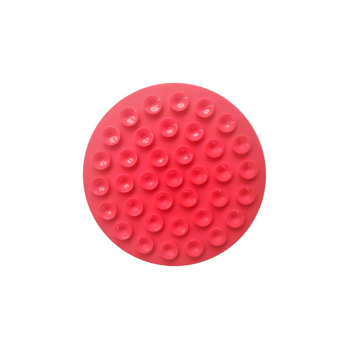 Pawfriends Silicone Dog Cat Pet Licking Pad Anti-Anxiety Slow-Feeding Licking Pad Red