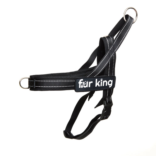 Fur King Signature Quick Fit Harness Medium Black