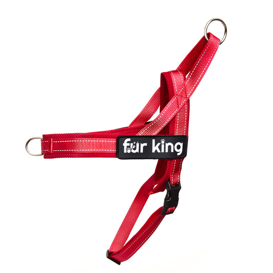 Fur King Signature Quick Fit Harness Medium Red