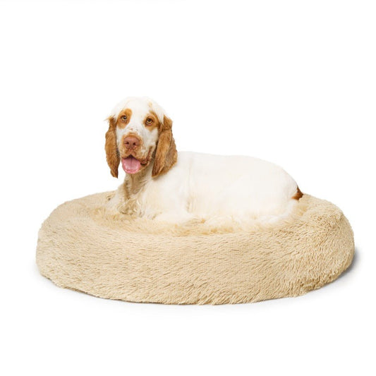 Fur King Nap Time" Calming Dog Bed - Medium - Brindle"