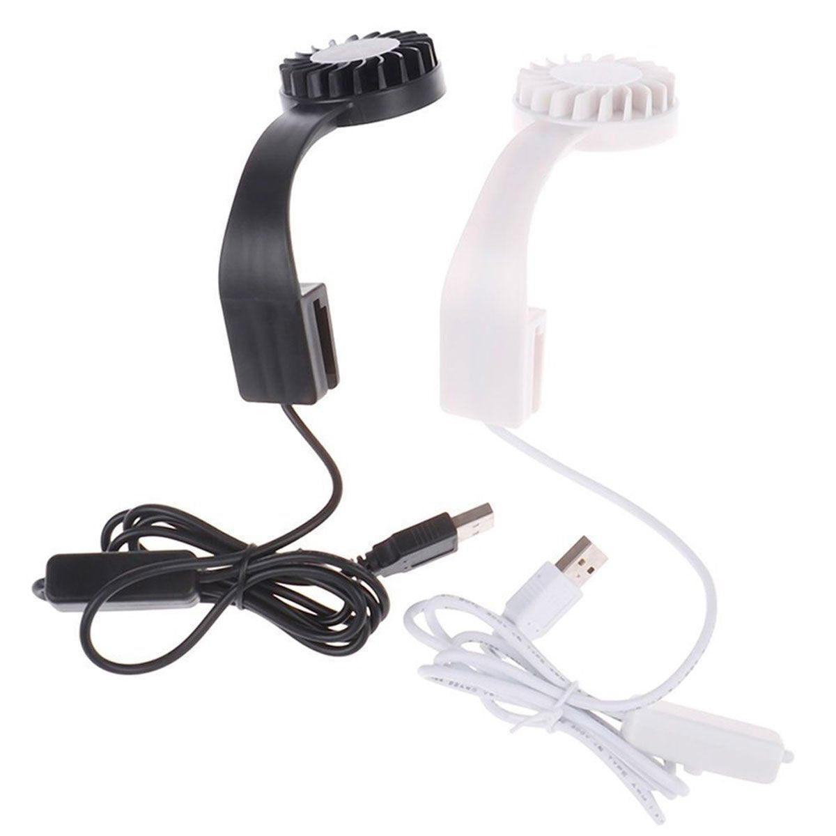 Small LED Fishbowl Aquarium Light Clip On Aquarium Plant Lighting Fish Tank Lamp - White