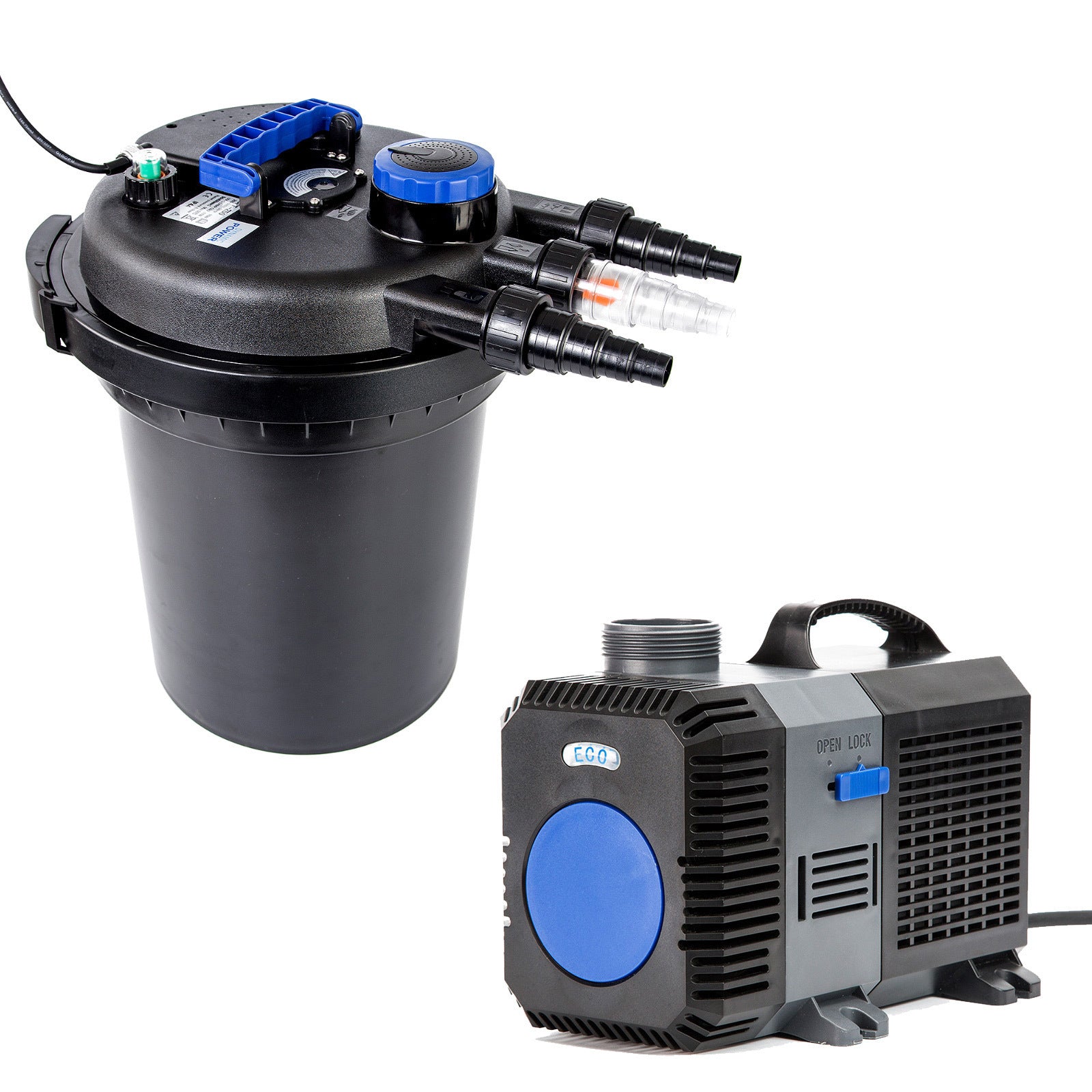 Dynamic Power Combo Aquarium Garden Filter 10000L/H + Submersible Water Pump 10000L/H