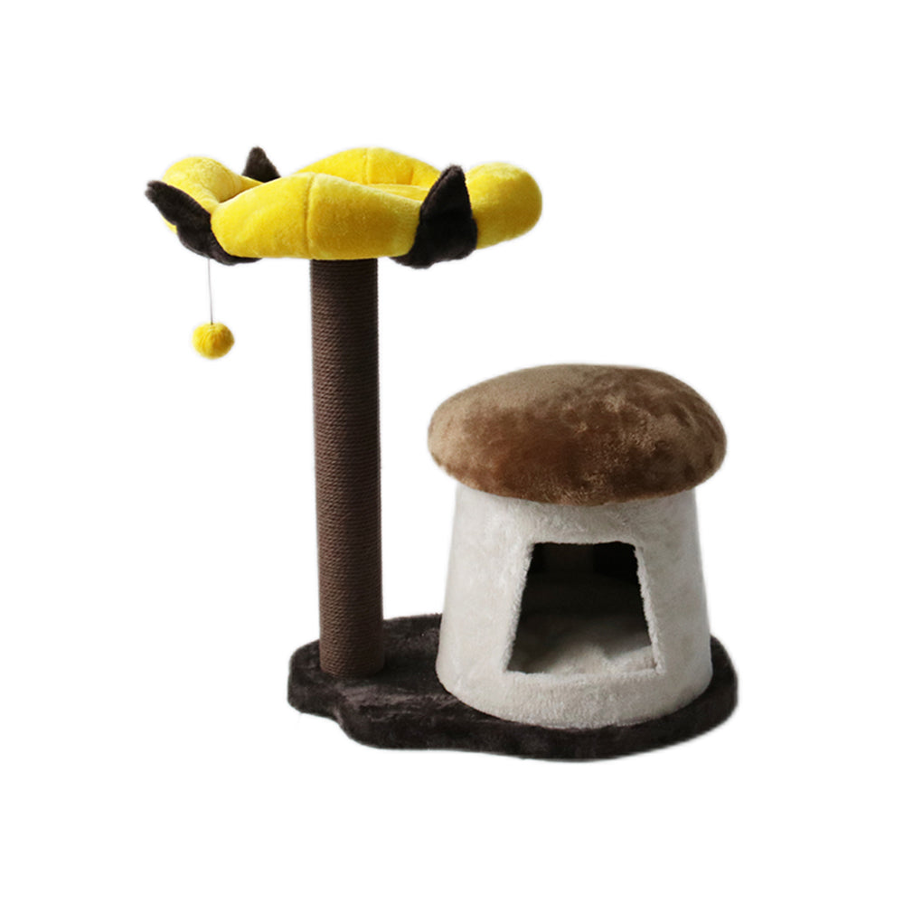 CATIO Cat House With Enchanted Flower Cat Scratching Tree